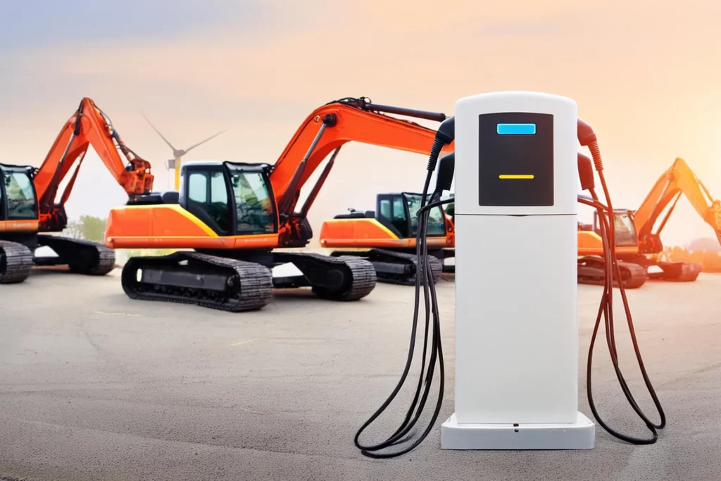 Smart Charging electric construction machines